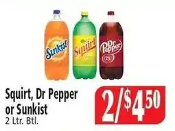 Food City Squirt, Dr Pepper or Sunkist offer