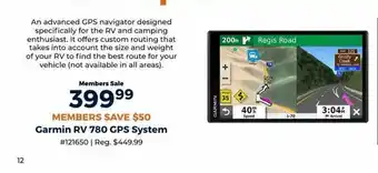 Camping World Garmin Rv 780 Gps System offer