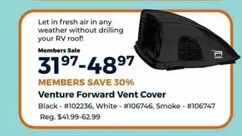 Camping World Venture Forward Vent Cover offer