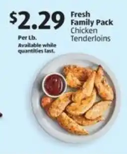Aldi Fresh Family Pack Chicken Tenderloins offer