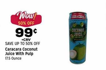 Grocery Outlet Caracara Coconut Juice With Pulp offer