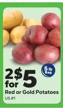 Save a Lot Red or Gold Potatoes offer