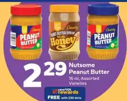 Save a Lot Nutsome Peanut Butter offer