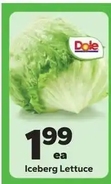 Save a Lot Iceberg Lettuce offer