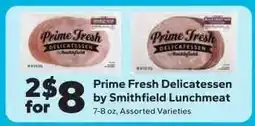 Save a Lot Prime Fresh Delicatessen by Smithfield Lunchmeat offer