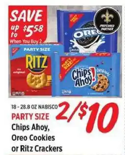 Rouses Nabisco Party Size offer