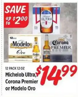 Rouses Michelob Ultra, Corona Premier or Modelo Oro offer