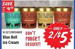 Rouses Blue Bell Ice Cream offer
