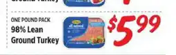 Rouses 98% Lean Ground Turkey offer