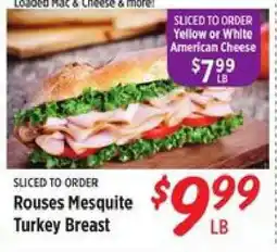 Rouses Rouses Mesquite Turkey Breast offer