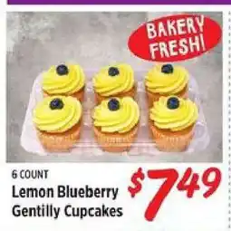 Rouses Lemon Blueberry Gentilly Cupcakes offer