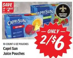Rouses Capri Sun offer