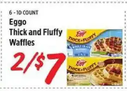Rouses Eggo Thick and Fluffy Waffles offer