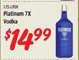 Rouses Platinum 7x Vodka offer