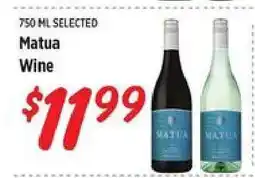 Rouses Matua wine offer