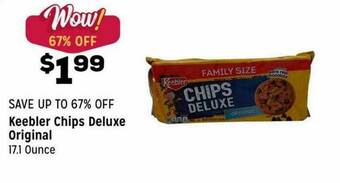 Grocery Outlet Keebler Chips Deluxe Original offer