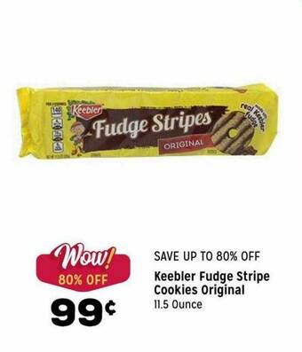 Grocery Outlet Keebler Fudge Stripe Cookies Original offer