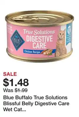 Petsmart Blue Buffalo True Solutions Blissful Belly Digestive Care Wet Cat Food - Natural, 3 oz offer