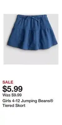 Kohl's Girls 4-12 Jumping Beans Tiered Skort offer