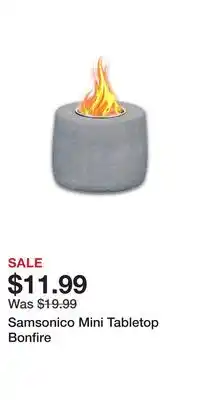 Kohl's Samsonico Mini Tabletop Bonfire offer