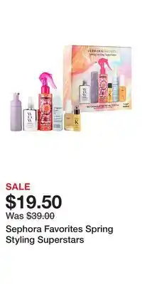 Kohl's Sephora Favorites Spring Styling Superstars offer