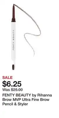 Kohl's FENTY BEAUTY by Rihanna Brow MVP Ultra Fine Brow Pencil & Styler offer