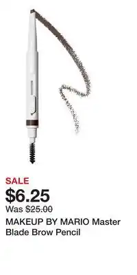Kohl's MAKEUP BY MARIO Master Blade Brow Pencil offer
