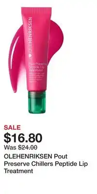 Kohl's OLEHENRIKSEN Pout Preserve Chillers Peptide Lip Treatment offer