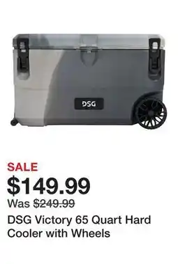Dick's Sporting Goods DSG Victory 65 Quart Hard Cooler with Wheels offer