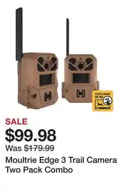 Dick's Sporting Goods Moultrie Edge 3 Trail Camera Two Pack Combo offer