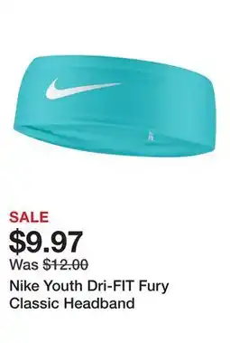 Dick's Sporting Goods Nike Youth Dri-FIT Fury Classic Headband offer