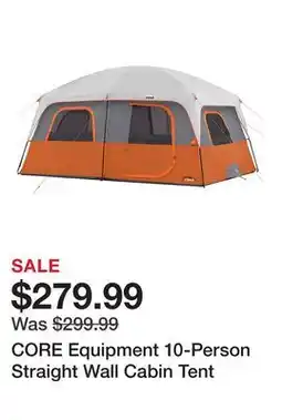 Dick's Sporting Goods CORE Equipment 10-Person Straight Wall Cabin Tent offer