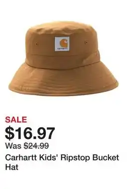 Dick's Sporting Goods Carhartt Kids' Ripstop Bucket Hat offer