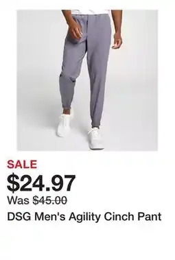 Dick's Sporting Goods DSG Men's Agility Cinch Pant offer