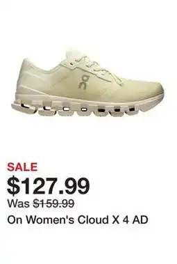 Dick's Sporting Goods On Women's Cloud X 4 AD offer
