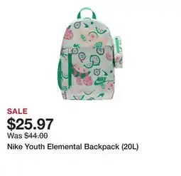 Dick's Sporting Goods Nike Youth Elemental Backpack (20L) offer