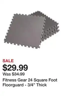 Dick's Sporting Goods Fitness Gear 24 Square Foot Floorguard - 3/4 Thick offer