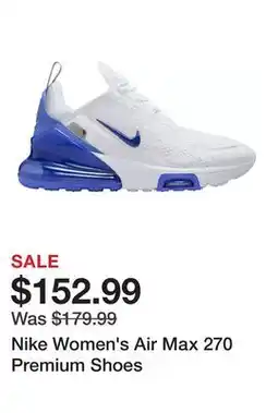 Dick's Sporting Goods Nike Women's Air Max 270 Premium Shoes offer