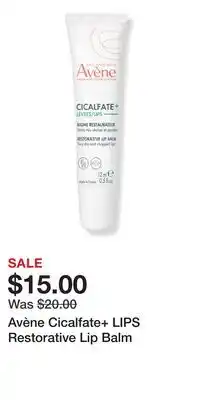 Ulta Beauty Avène Cicalfate+ LIPS Restorative Lip Balm offer