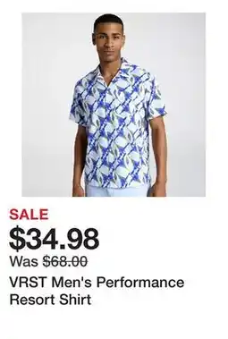 Dick's Sporting Goods VRST Men's Performance Resort Shirt offer