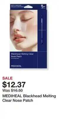 Ulta Beauty MEDIHEAL Blackhead Melting Clear Nose Patch offer