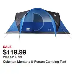 Dick's Sporting Goods Coleman Montana 8-Person Camping Tent offer