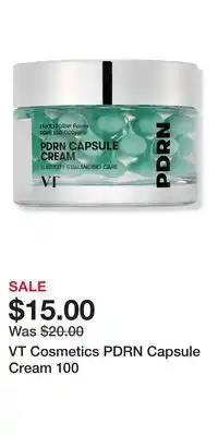 Ulta Beauty VT Cosmetics PDRN Capsule Cream 100 offer