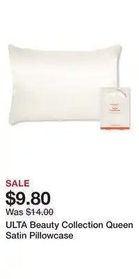 Ulta Beauty ULTA Beauty Collection Queen Satin Pillowcase offer