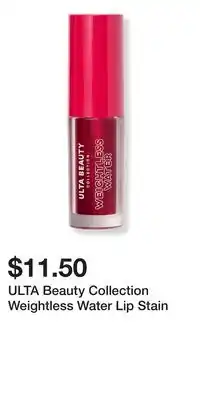 Ulta Beauty ULTA Beauty Collection Weightless Water Lip Stain offer