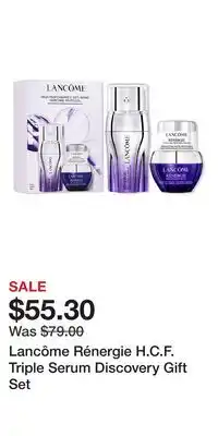 Ulta Beauty Lancôme Rénergie H.C.F. Triple Serum Discovery Gift Set offer