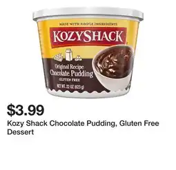 Wegmans Kozy Shack Chocolate Pudding, Gluten Free Dessert offer