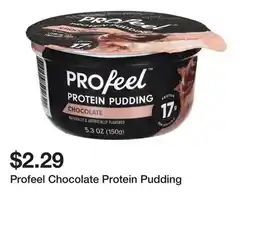 Wegmans Profeel Chocolate Protein Pudding offer