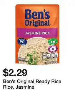 Wegmans Ben's Original Ready Rice Rice, Jasmine offer