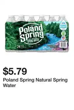 Wegmans Poland Spring Natural Spring Water offer